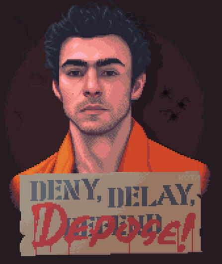 Deny, delay, depose!