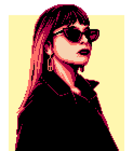8 bit portrait