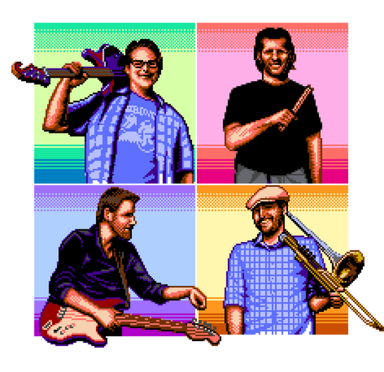 8 bit - Band portraits